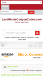 Mobile Screenshot of lastminutecouponcodes.com